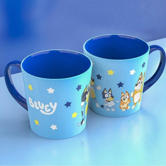 1 Bluey Mug, Blue with Bluey’s Family, 15 oz - Picture 10 of 10
